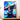 tableau Roronoa Zoro sur toile style manga montrant Zoro cheveux verts trois sabres et ocean