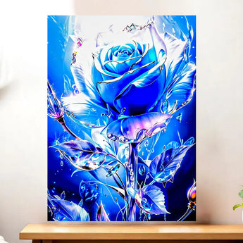 Tableau Rose Bleue
