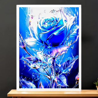 Tableau Rose Bleue