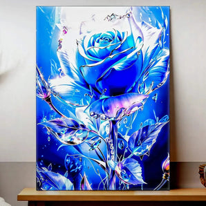 Tableau Rose Bleue