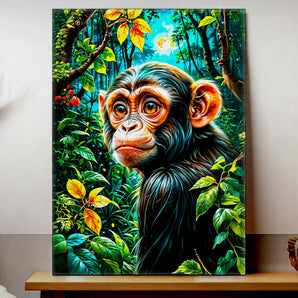 Tableau Singe Jungle