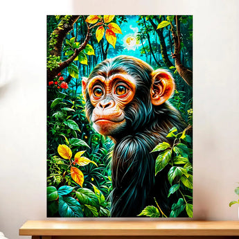 Tableau Singe Jungle