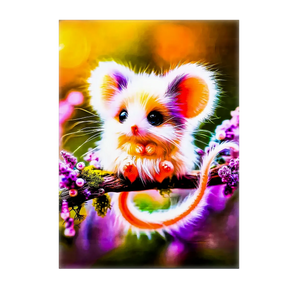 Tableau Souris Mignonne