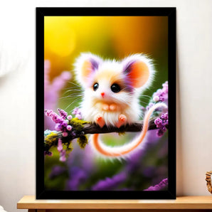Tableau Souris Mignonne