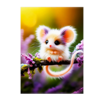 Tableau Souris Mignonne