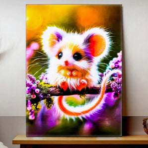 Tableau Souris Mignonne