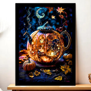 Tableau Théière Citrouille
