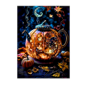Tableau Théière Citrouille