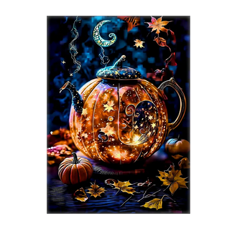 Tableau Théière Citrouille