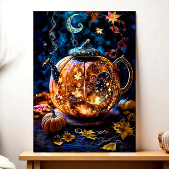 Tableau Théière Citrouille