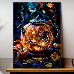 Tableau Théière Citrouille