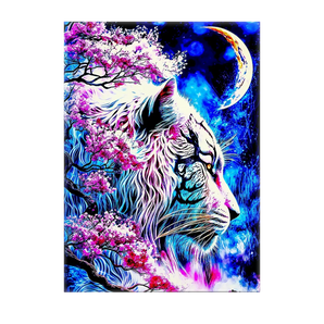 Tableau Tigre Fontaine