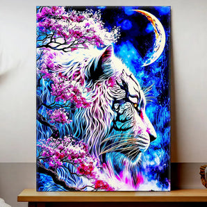 Tableau Tigre Fontaine