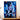 tableau Touka Kirishima reproduction sur toile style manga personnage aux yeux rouges et papillons bleus