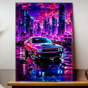Tableau Voiture Futuriste