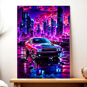 Tableau Voiture Futuriste