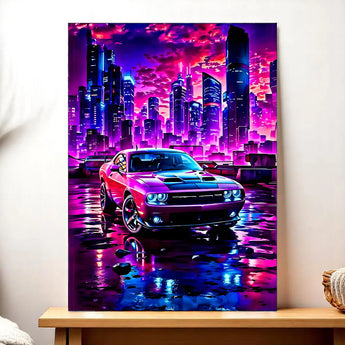 Tableau Voiture Futuriste
