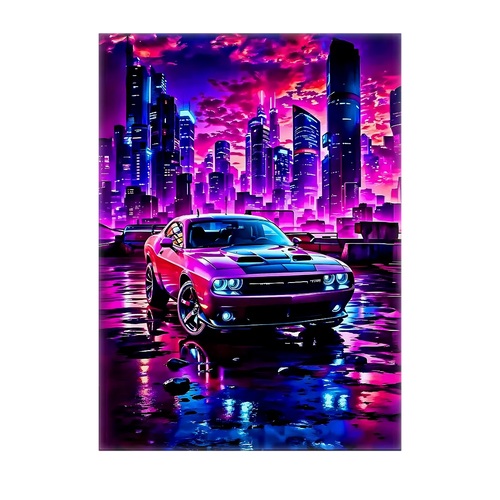 Tableau Voiture Futuriste