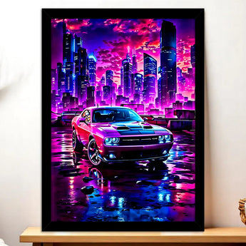 Tableau Voiture Futuriste