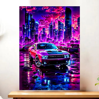 Tableau Voiture Futuriste