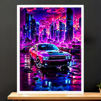 Tableau Voiture Futuriste