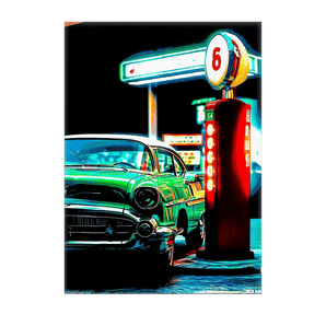 Tableau Voiture Vintage - Les Bois d'Aurore