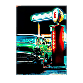 Tableau Voiture Vintage - Les Bois d'Aurore
