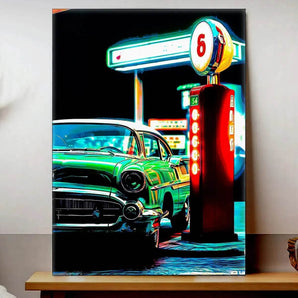 Tableau Voiture Vintage - Les Bois d'Aurore