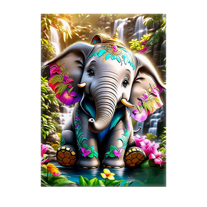Tableau Éléphant Bébé