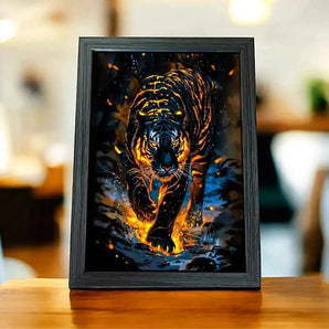 Cadre Tigre Lave