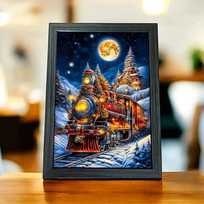 Cadre Train Noël