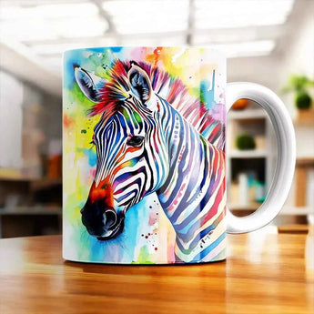 Mug Zèbre Coloré