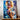 tableau Lucy Heartfilia portrait anime feminin lumineux sur toile pour decoration murale