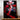 tableau Muzan Kibutsuji Les Bois d Aurore portrait anime sombre en couleurs vives rouge et noir