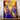 tableau manga Bélier Les Bois d Aurore poster personnage en armure doree cheveux violets energie cosmique