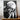 tableau loup monochrome portrait de loup regardant la pleine lune pour décoration murale Les Bois d Aurore