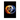 tableau lion et lionne stylisés en yin yang, contraste feu orange et glace bleue, lunes et étoiles sur fond noir