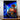 Affiche colorée Les Bois d'Aurore tableau WALL-E décoration montrant WALL-E et EVE sur fond spatial