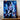 tableau Touka Kirishima reproduction sur toile style manga personnage aux yeux rouges et papillons bleus