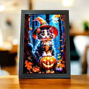 Cadre Chat Halloween
