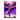 tableau Majin Boo vibrant en rose et violet montrant Majin Boo en plein vol avec une aura énergétique et un paysage dramatique