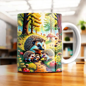 Mug Hérisson Famille