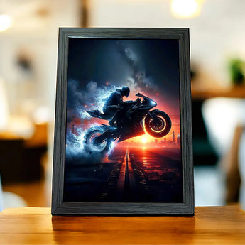 Cadre Moto Noire