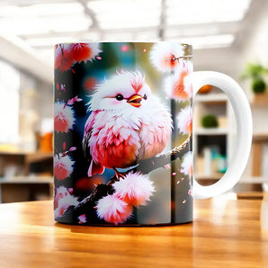 Mug Oiseau Rose
