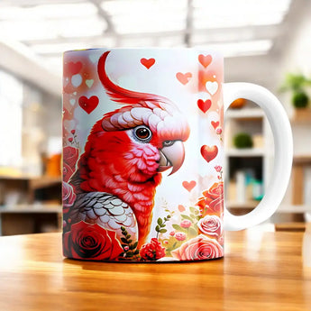 Mug Perroquet Rose
