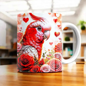 Mug Perroquet Rose