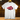 T-Shirt Akatsuki blanc avec design rouge des personnages de l'Akatsuki imprimé au centre
