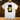 T-Shirt Chat Non blanc avec illustration d'un chat noir tenant une tasse jaune marquée Non