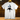 T-Shirt Sung Jinwoo blanc avec illustration détaillée du personnage masculin en manteau noir